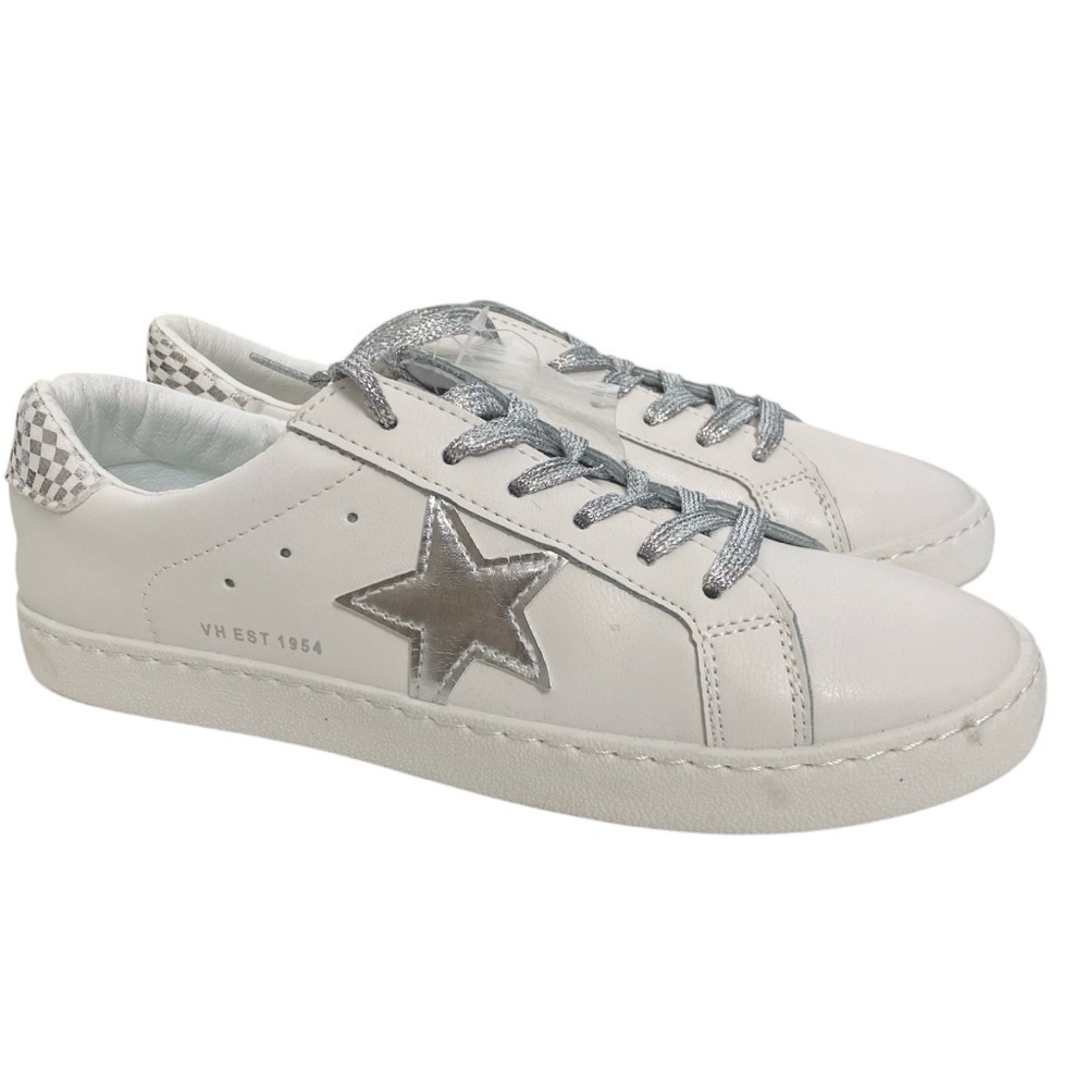 Vintage Havana Carla White Silver Shimmer Sneaker